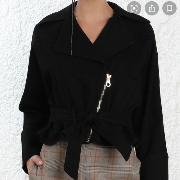 Zimmermann Jackets & Blazers - Zimmermann DENIM WRAP JACKET